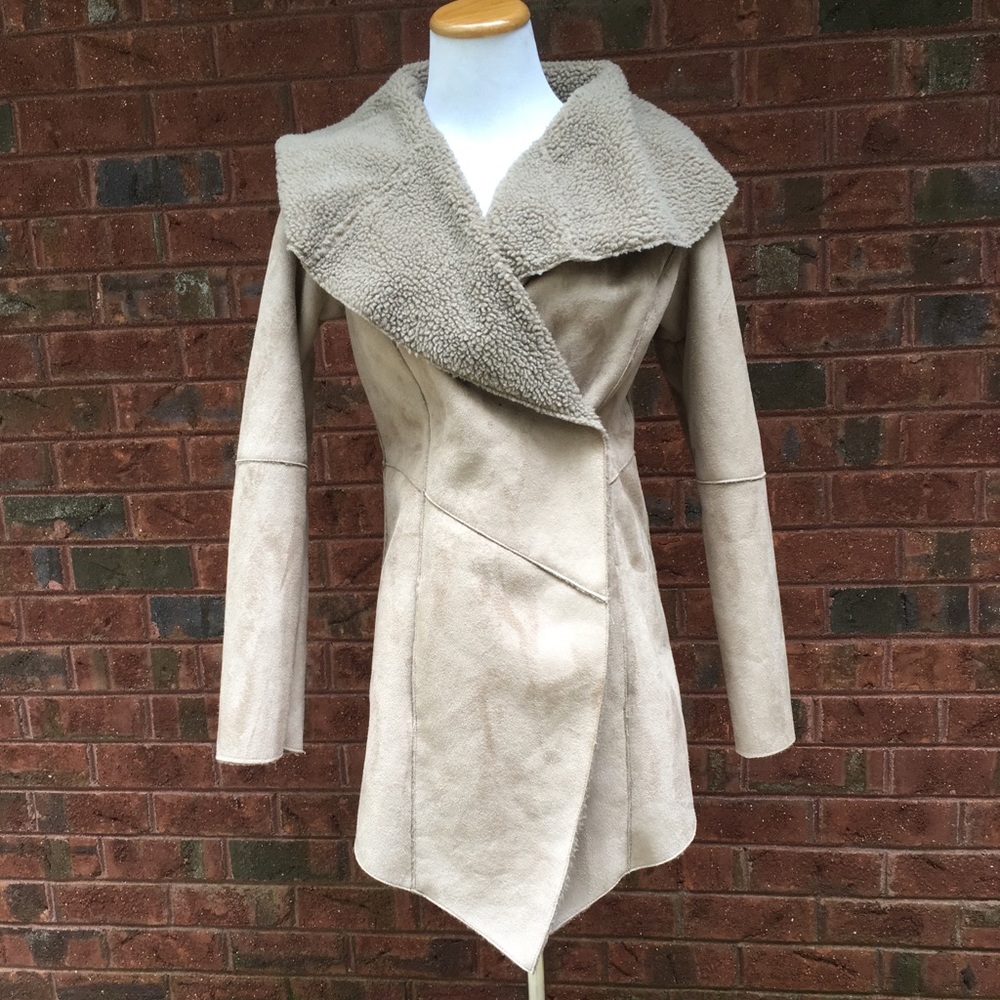 Fever Asymmetrical Jacket with oversized collar